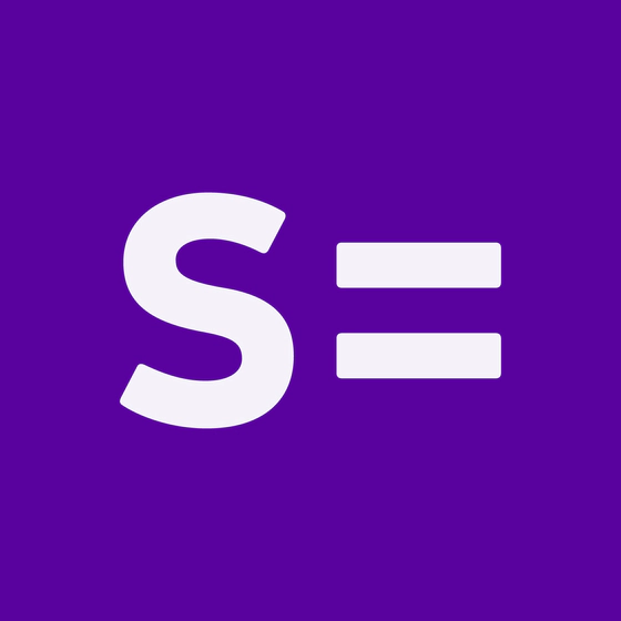 The Scope logo, which is a large white S followed by a large white equals symbol, against a purple background.